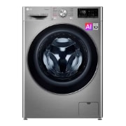 Vista frontal de Lavaseca LG 2 en 1 Carga Frontal 14Kg/8Kg Plata AIDD™ WD14VVC4S6